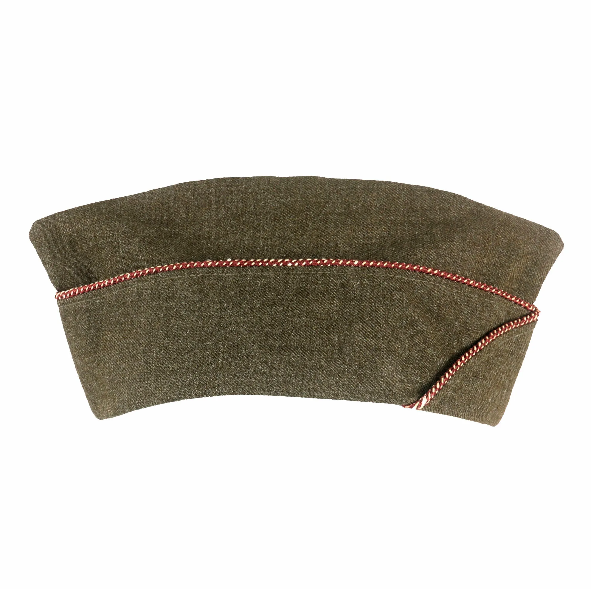 Original U.S. WWII Medical Piped Overseas Cap with Paraglide Airborne Cap Insignia