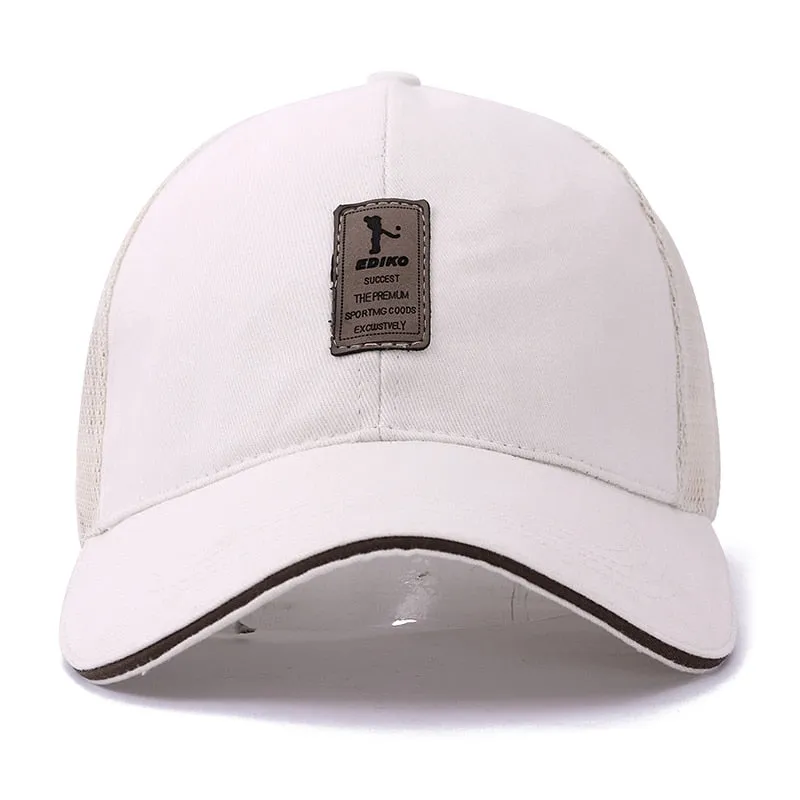 Outdoor Sport Cap Cotton Baseball Cap Men Women Adjustable Hat Cap Casual Leisure Hat Plain Fashion Summer Trucker Hat