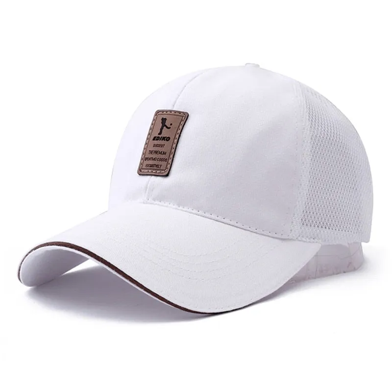 Outdoor Sport Cap Cotton Baseball Cap Men Women Adjustable Hat Cap Casual Leisure Hat Plain Fashion Summer Trucker Hat