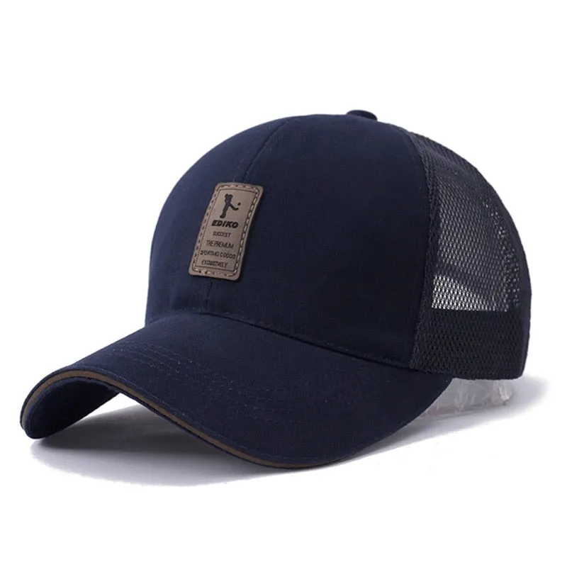 Outdoor Sport Cap Cotton Baseball Cap Men Women Adjustable Hat Cap Casual Leisure Hat Plain Fashion Summer Trucker Hat