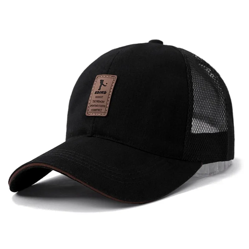 Outdoor Sport Cap Cotton Baseball Cap Men Women Adjustable Hat Cap Casual Leisure Hat Plain Fashion Summer Trucker Hat