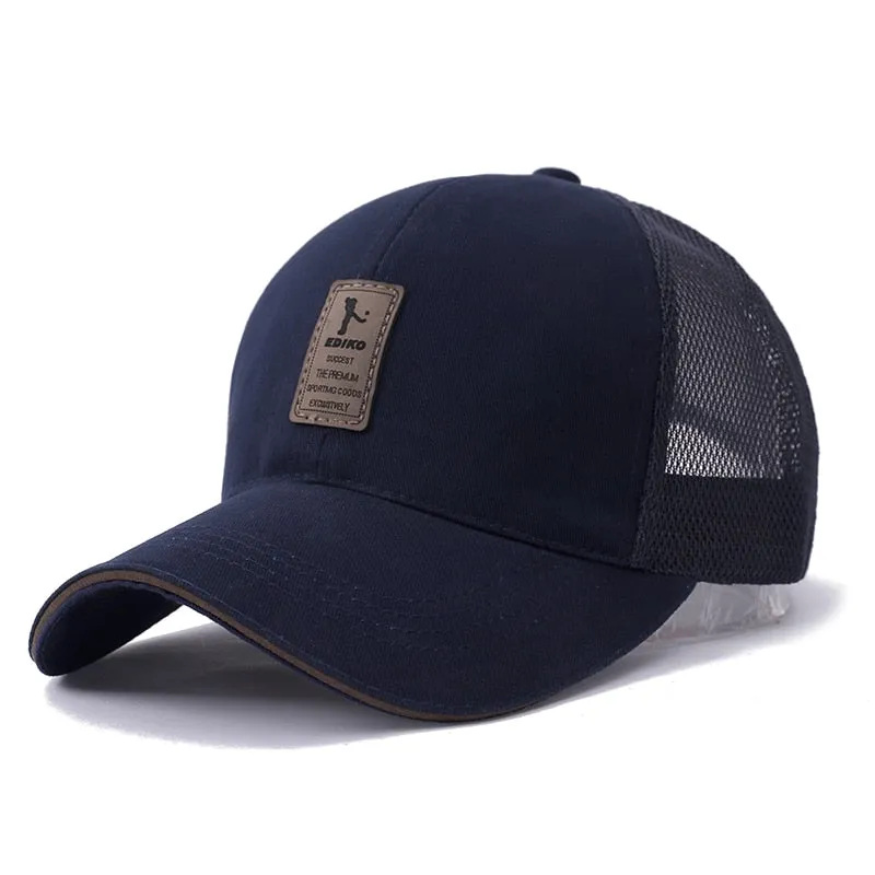 Outdoor Sport Cap Cotton Baseball Cap Men Women Adjustable Hat Cap Casual Leisure Hat Plain Fashion Summer Trucker Hat