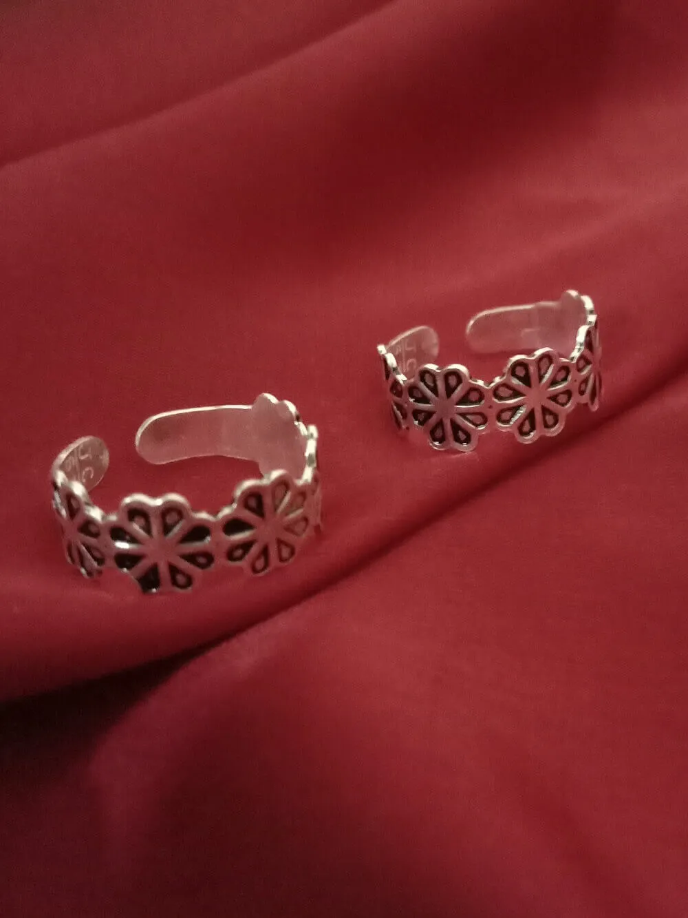 Oxidised Toe Ring Single