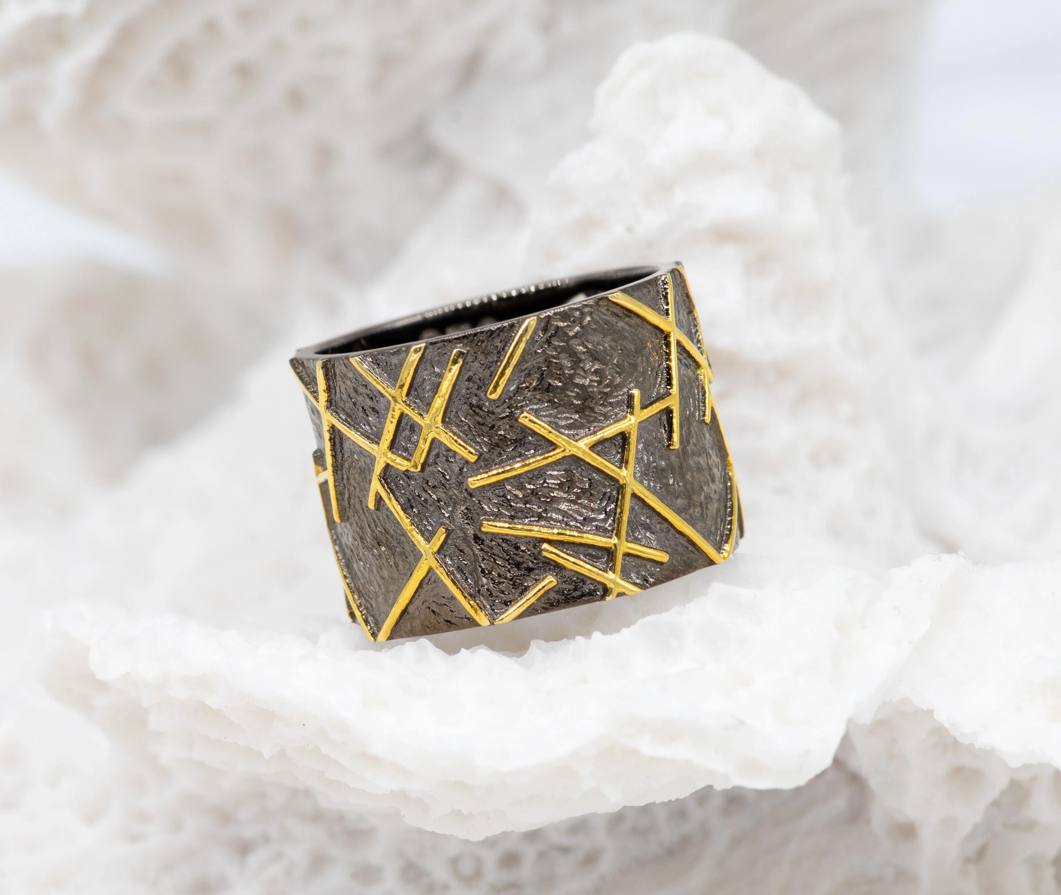 Paradox London Blue Topaz Ring in Sterling Silver