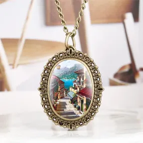 Pendant Watch - Spanish Village