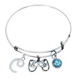 Personalized Theater Bracelet - Custom Drama Mask Charm Jewelry