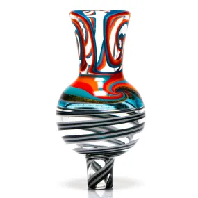 Pho_Sco - Large Linework Bubble Cap - Jailhouse & Rally w/ Blue Stardust