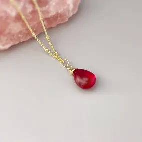 Pink Tourmaline Necklace Handmade Pink Quartz pendant 14k gold fill, Sterling Silver, Rose Gold Blue handmade gemstone Jewelry for women