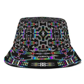 Prismatic Grid Bucket Hat
