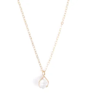 Prong Set Herkimer Necklace