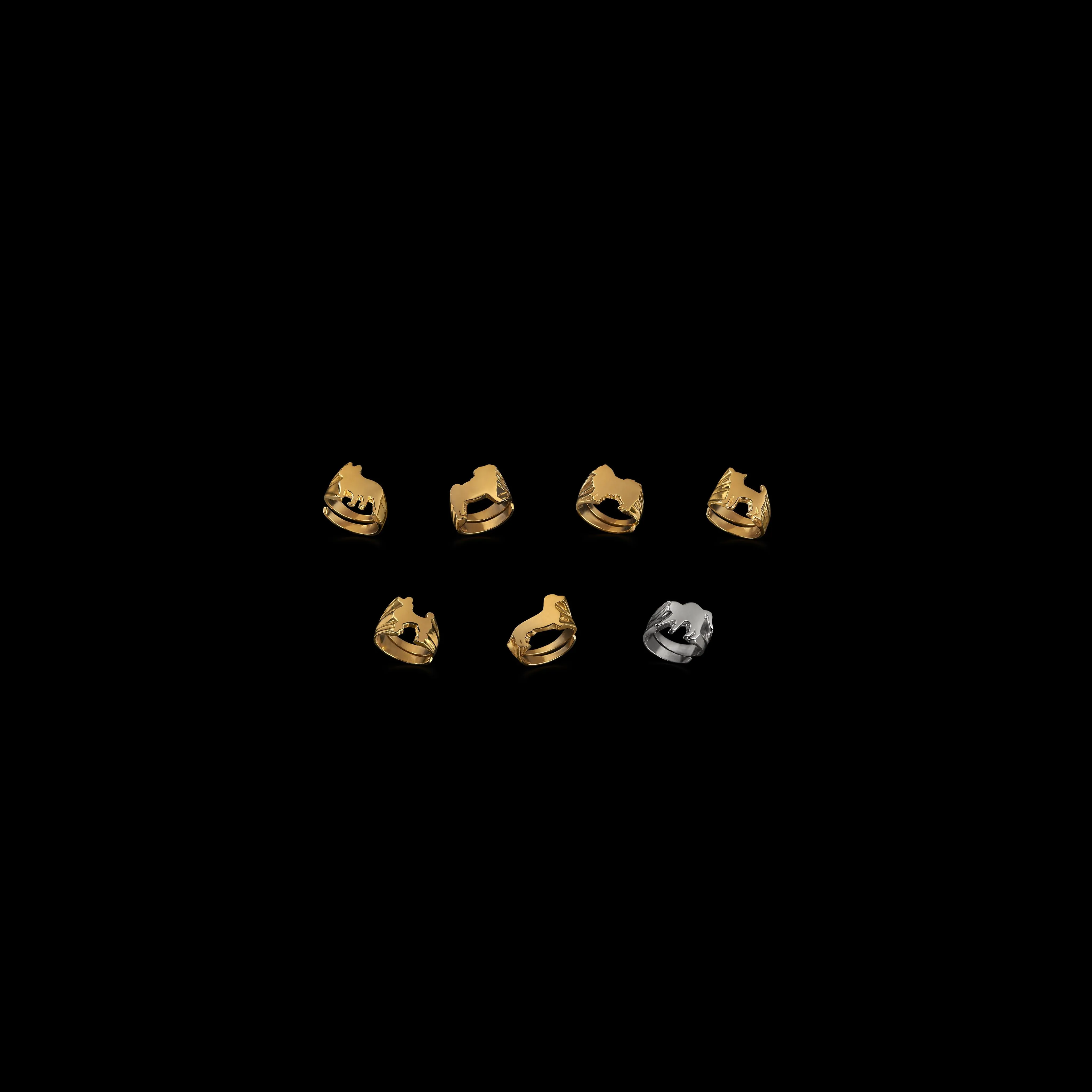 Pug Signet Ring by Jonathan Johnson