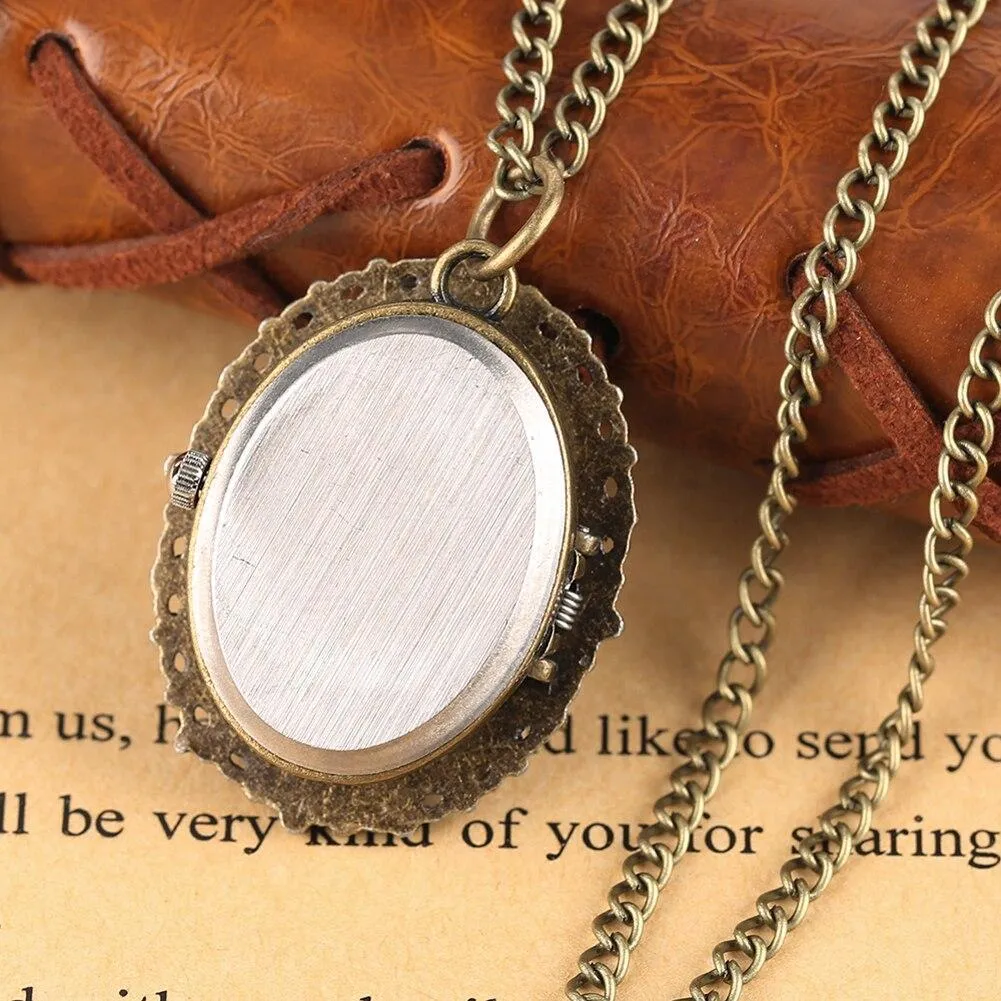 Quartz Pendant Watch - Greater Flamingoes