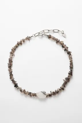 "Ordinary" necklace  (Smoky Quartz)