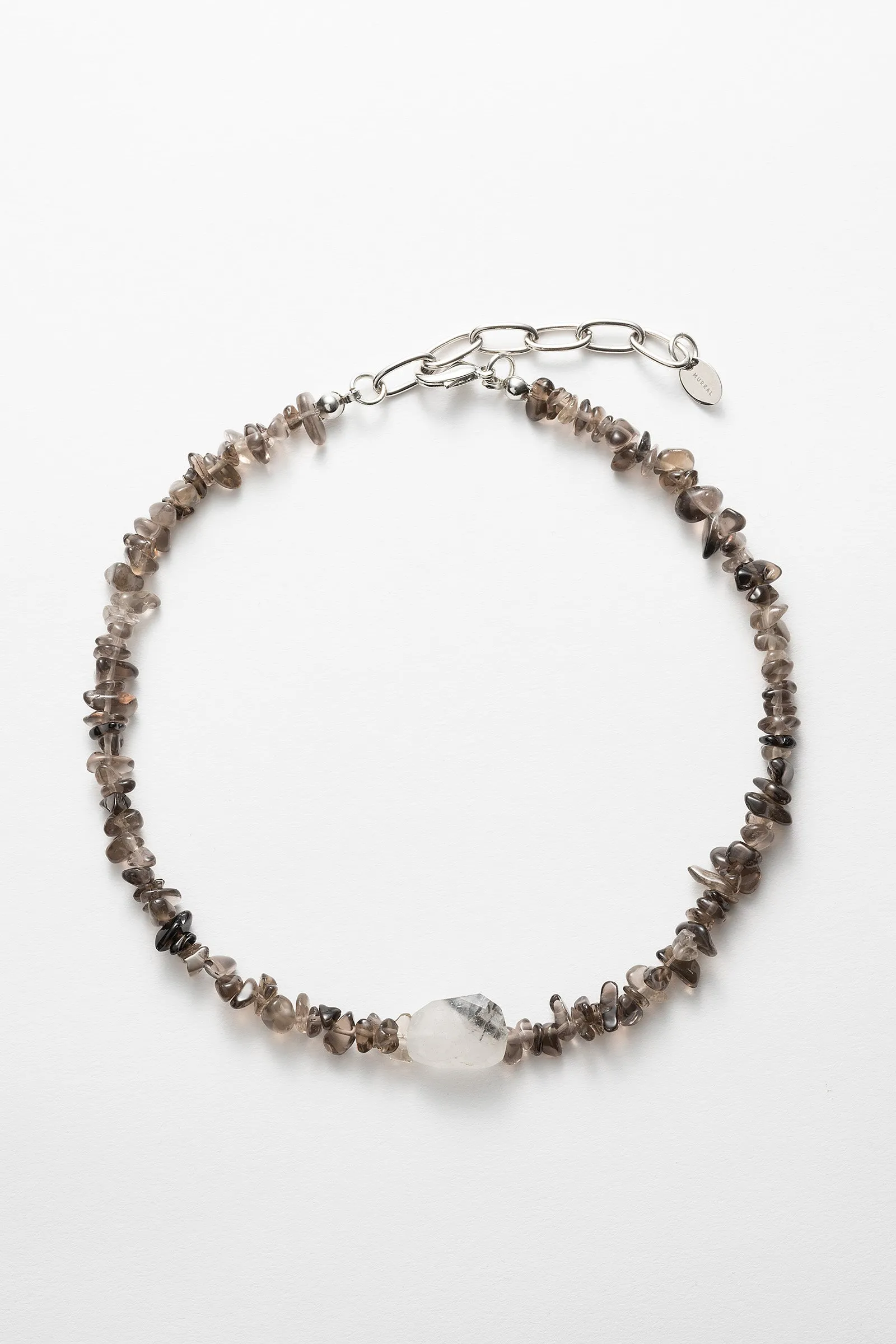 "Ordinary" necklace  (Smoky Quartz)