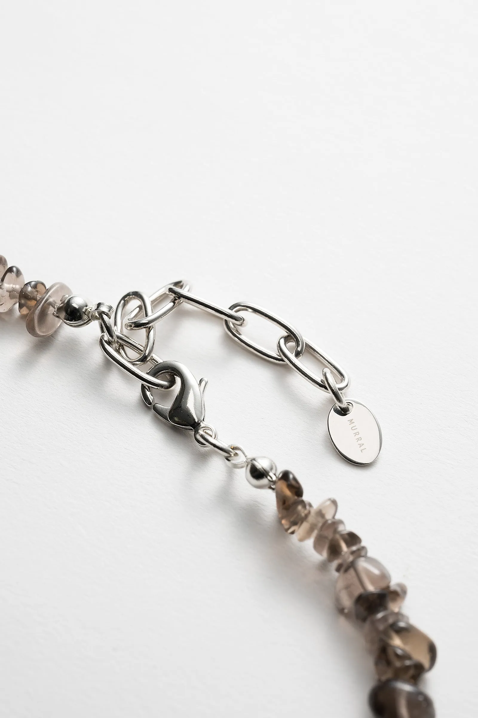 "Ordinary" necklace  (Smoky Quartz)