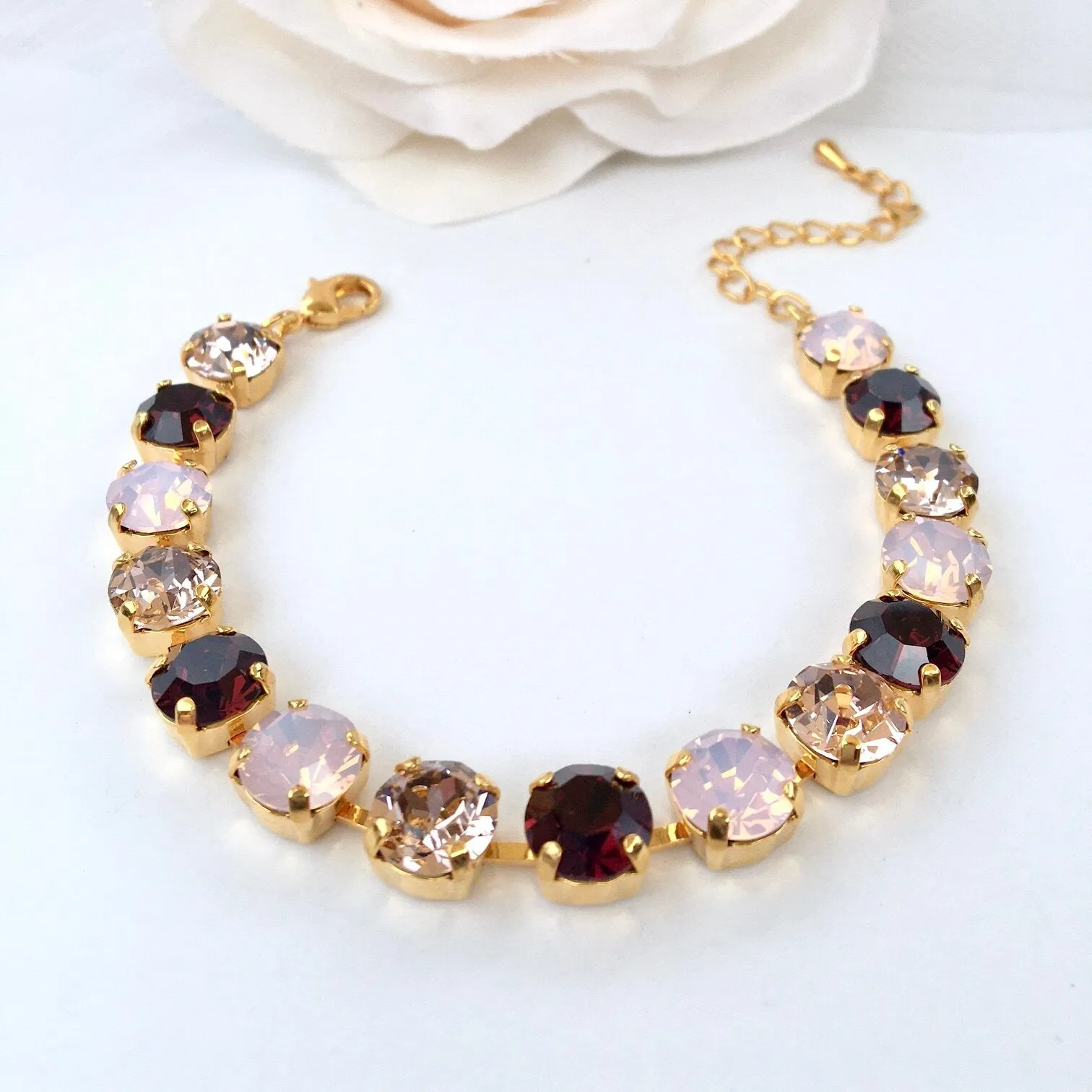 "Velma" - Swarovski Crystal Bridal Bracelet - More Colors