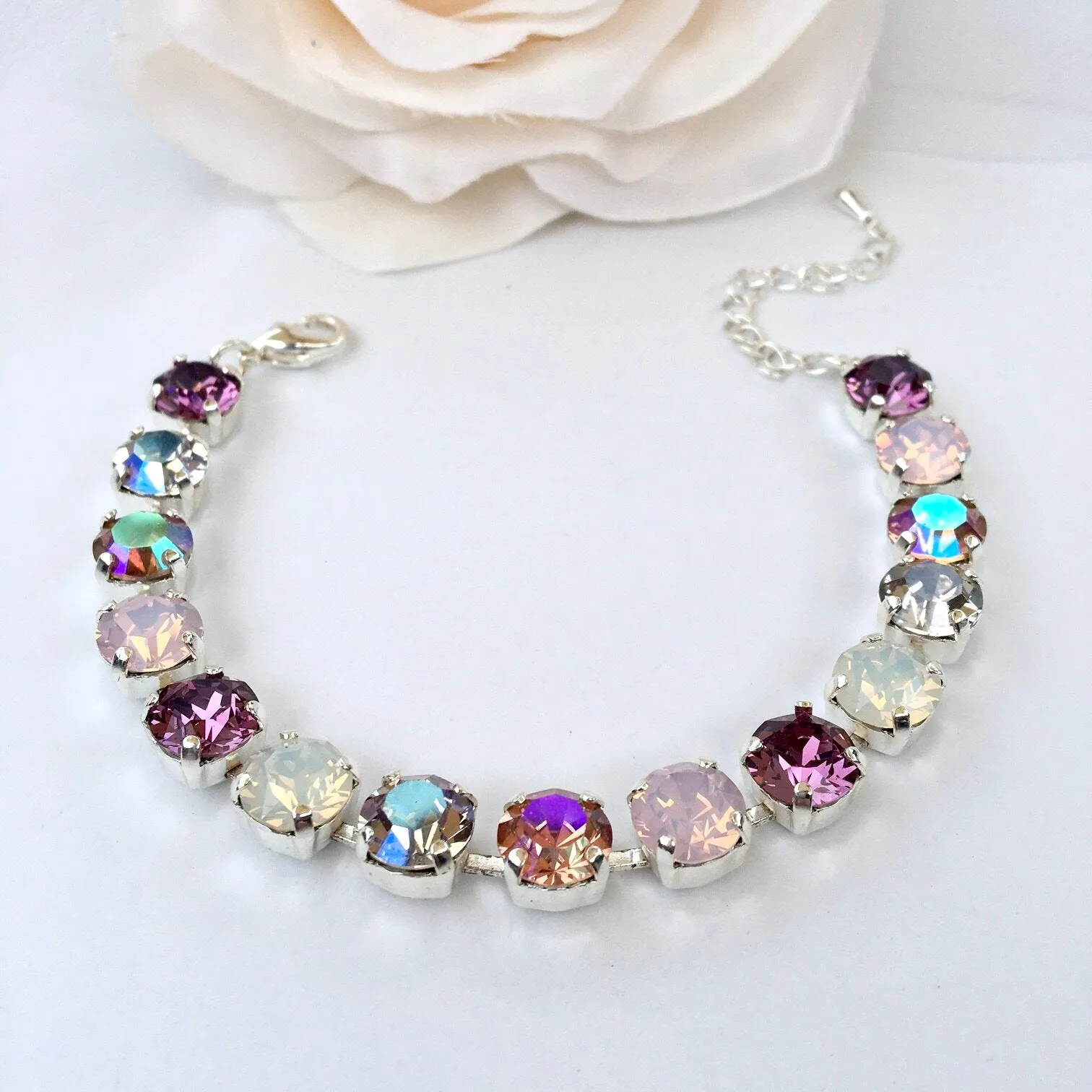 "Velma" - Swarovski Crystal Bridal Bracelet - More Colors