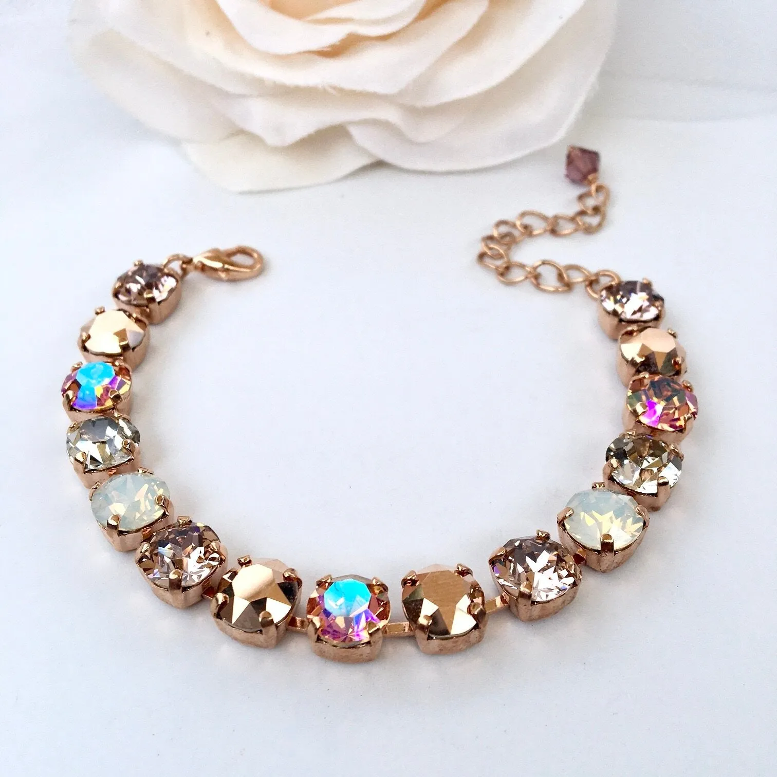 "Velma" - Swarovski Crystal Bridal Bracelet - More Colors