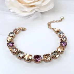 "Velma" - Swarovski Crystal Bridal Bracelet - More Colors