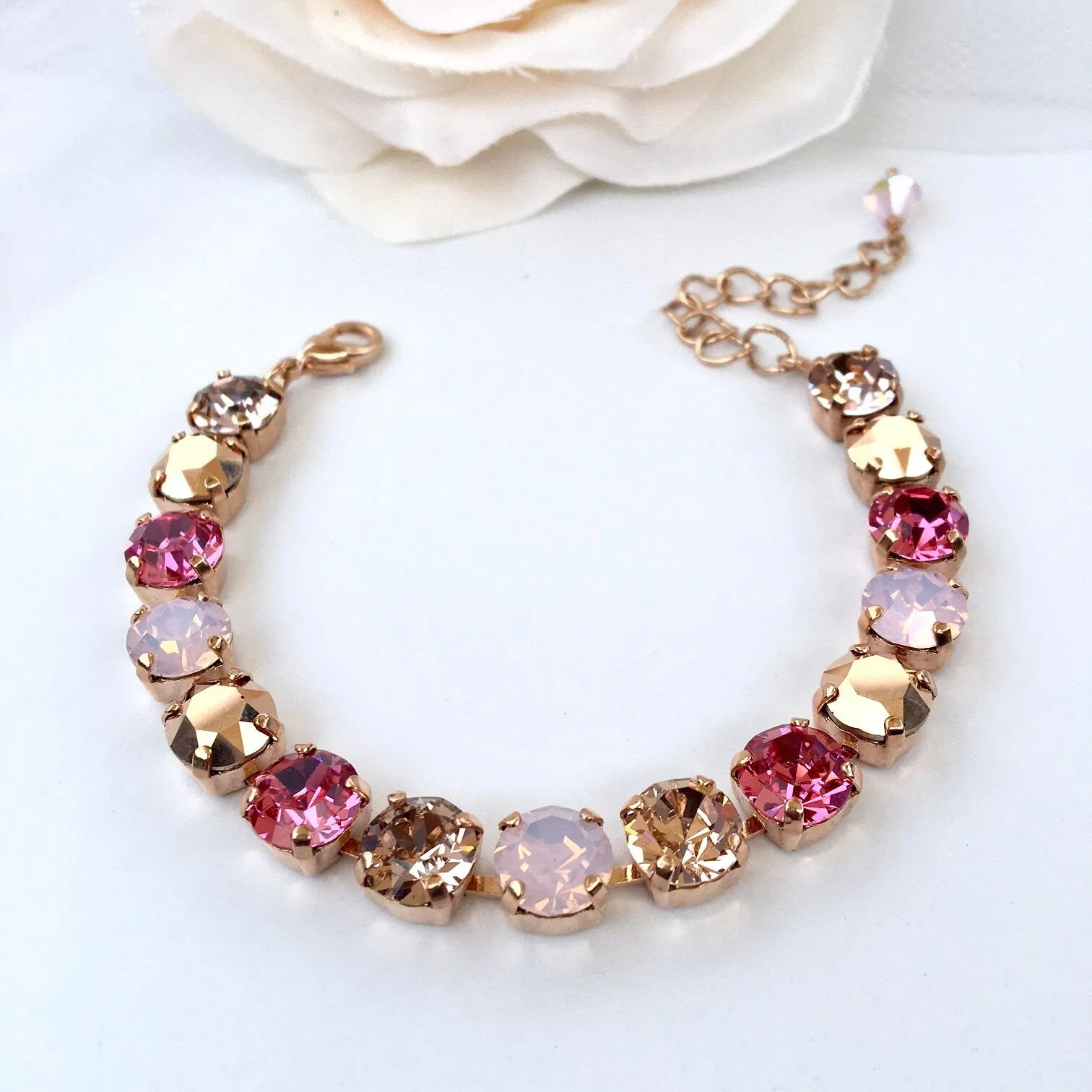 "Velma" - Swarovski Crystal Bridal Bracelet - More Colors