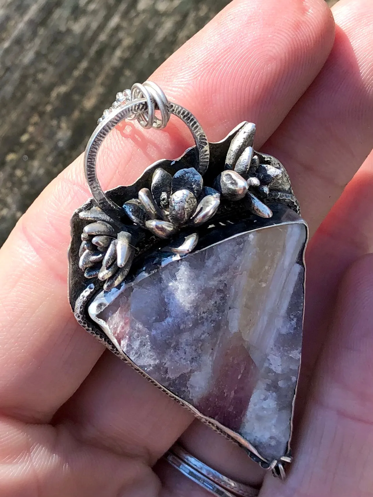 Raw Tourmaline Bouquet Statement Necklace