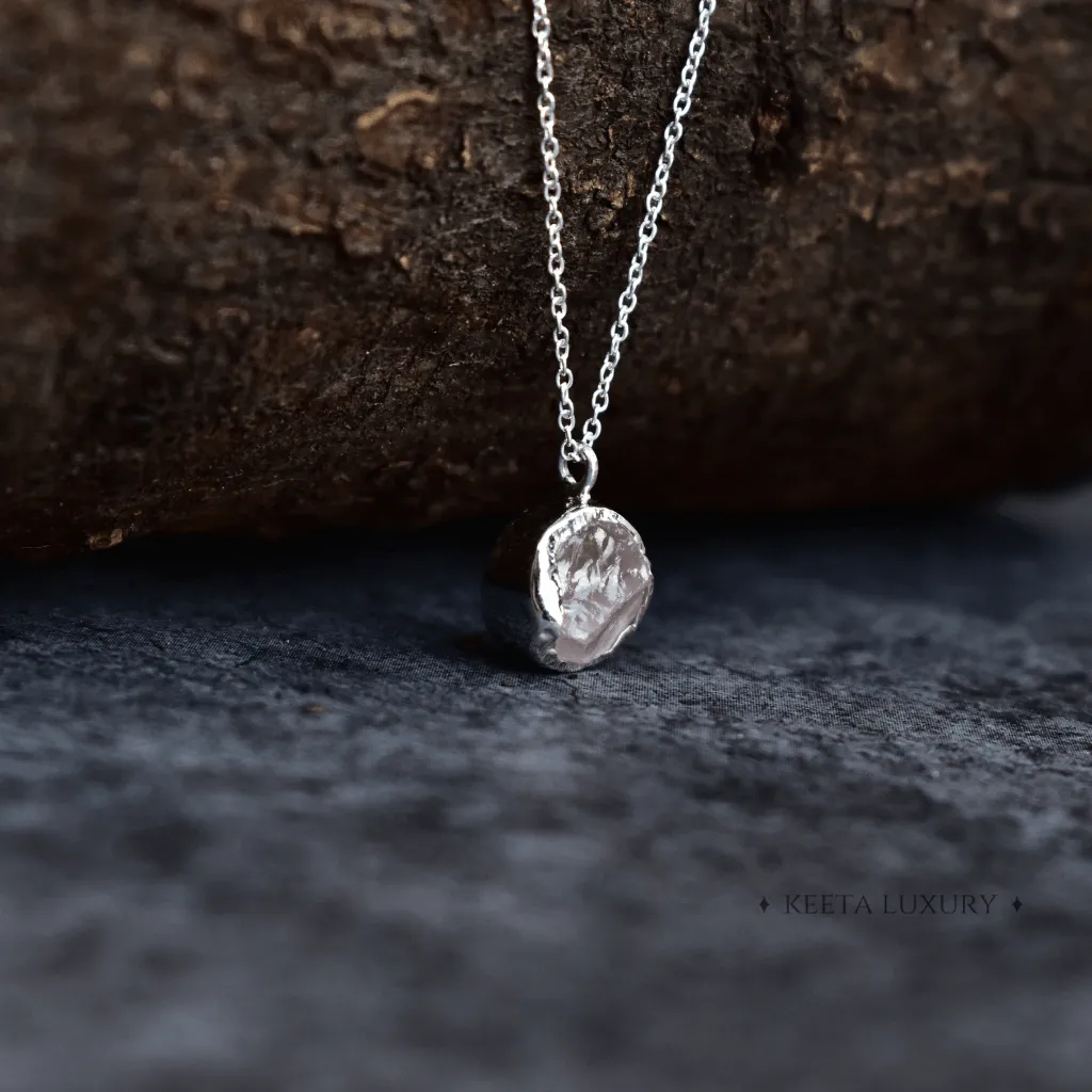 Rawnetic - Rose quartz necklace
