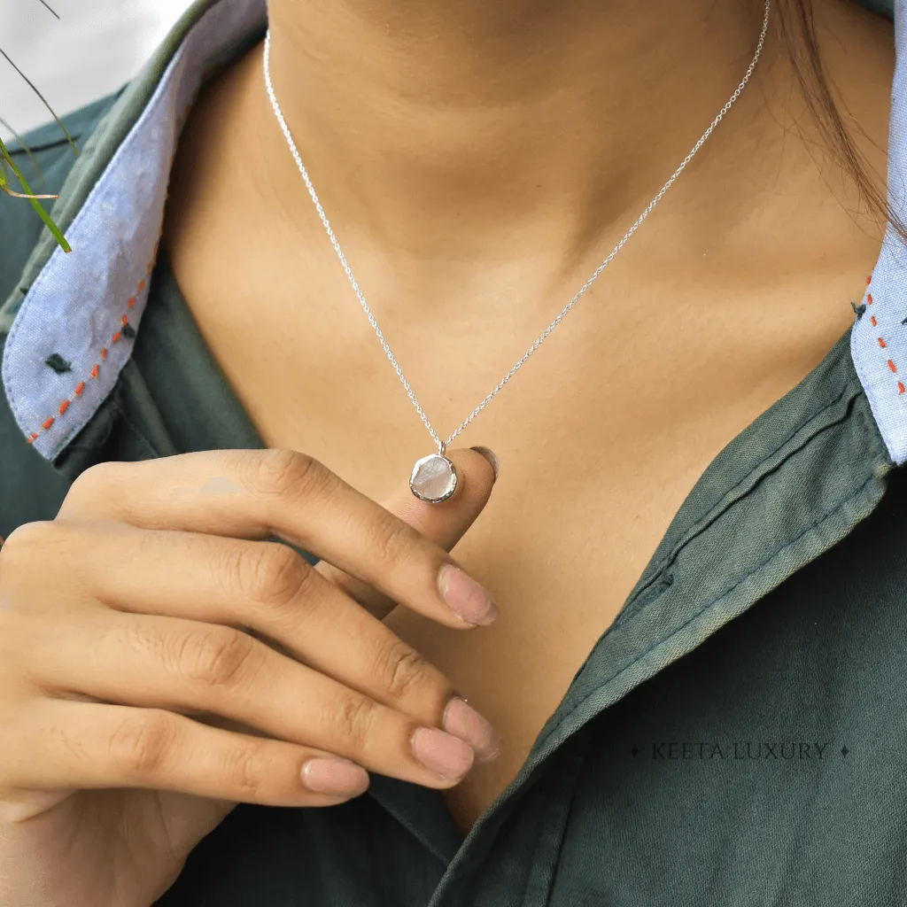 Rawnetic - Rose quartz necklace