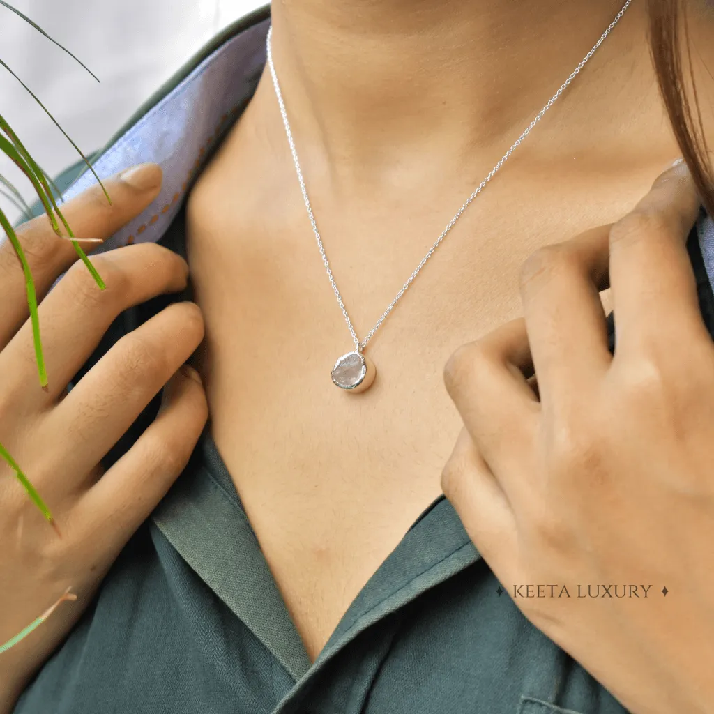 Rawnetic - Rose quartz necklace