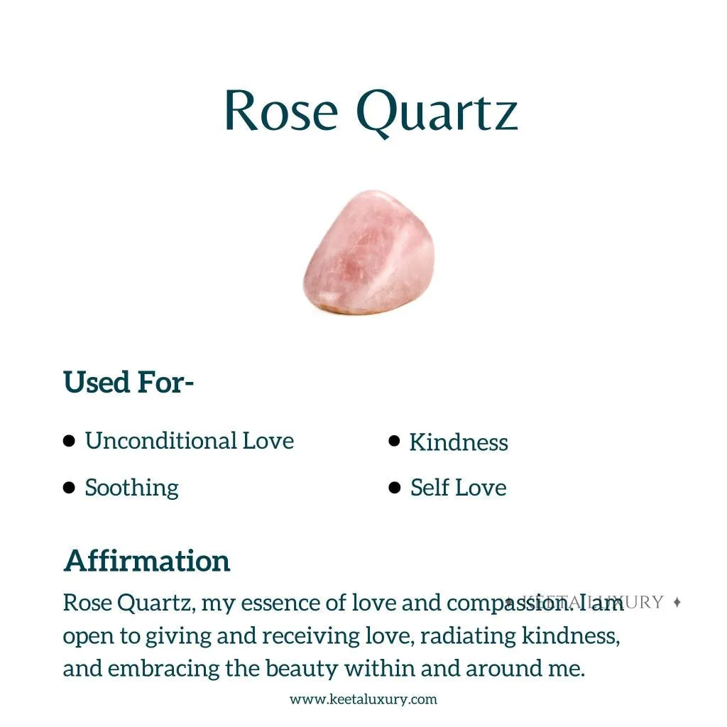 Rawnetic - Rose quartz necklace