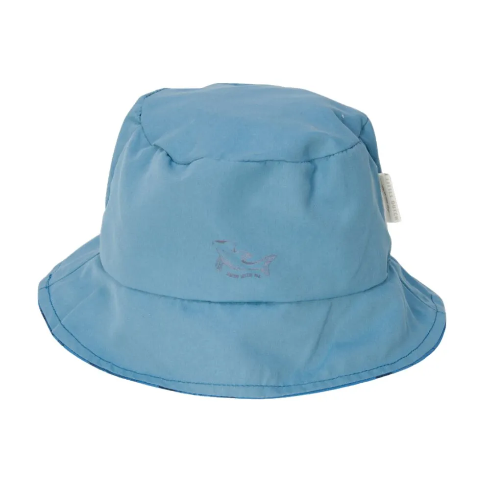 Reversible Sun Hat Honey Yellow / Sea Life