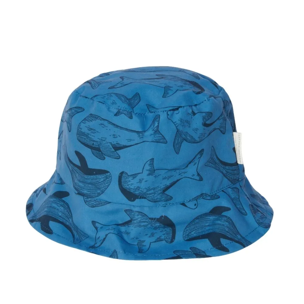 Reversible Sun Hat Honey Yellow / Sea Life