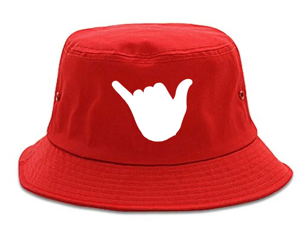 Rock On Hand Chest Mens Bucket Hat