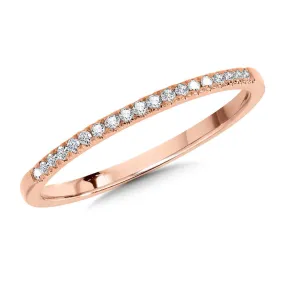 ROSE GOLD DIAMOND STACKABLE BAND