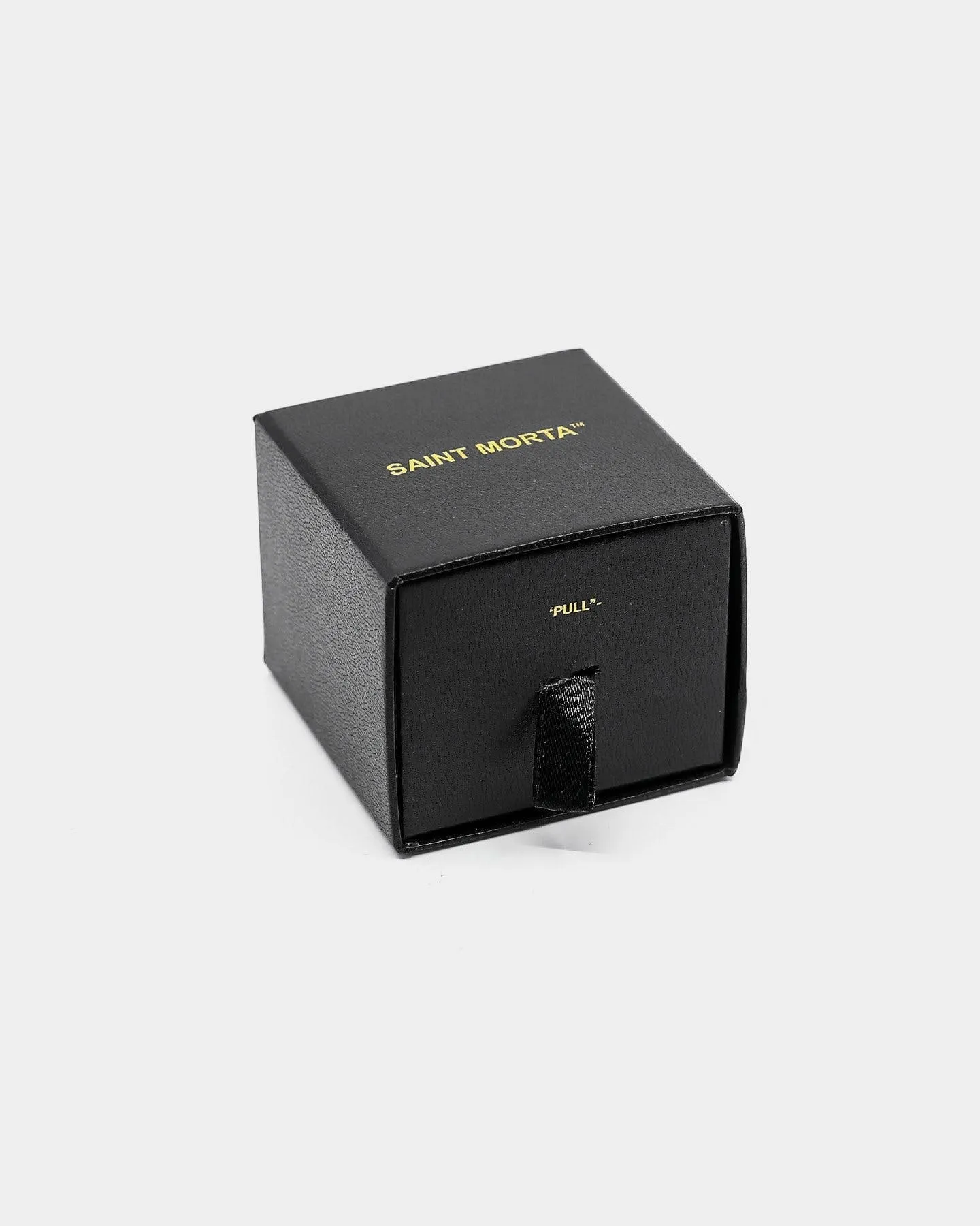Saint Morta Iced Signet Ring Gold