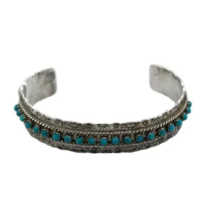 Silver & Turquoise Bracelet