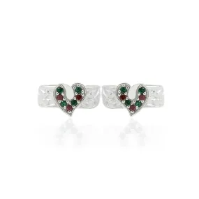 Silver Souls Heat Beat Toe Rings