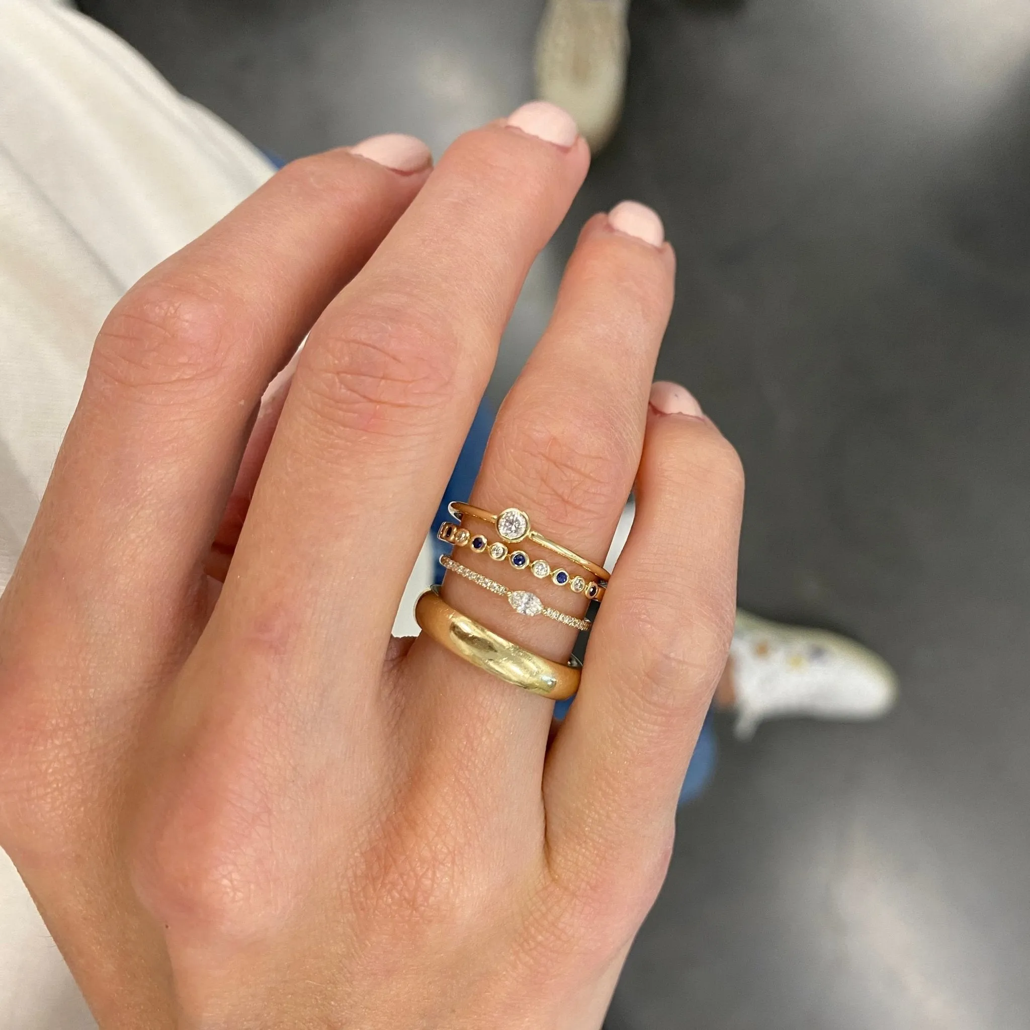 Single Bezel Ring