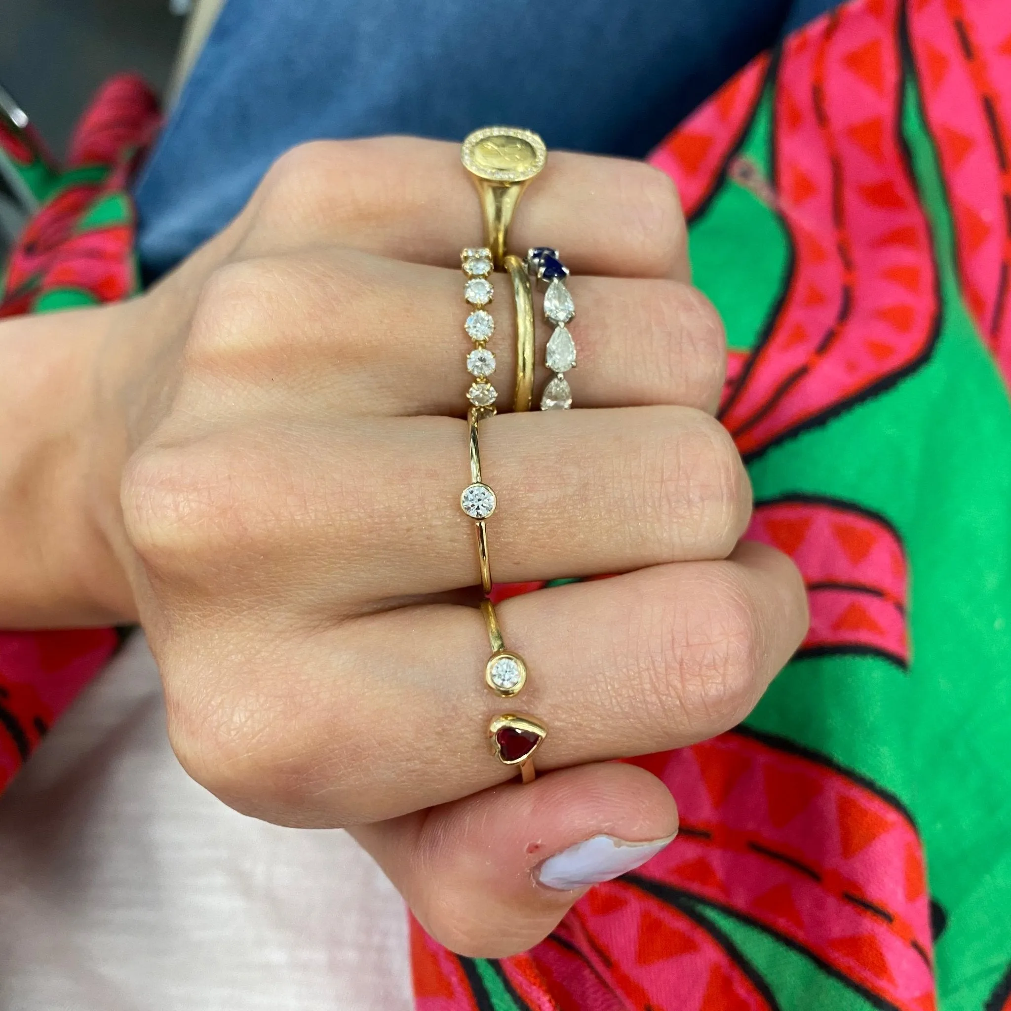 Single Bezel Ring