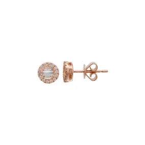 SLOANE BAGUETTE DIAMOND STUDS