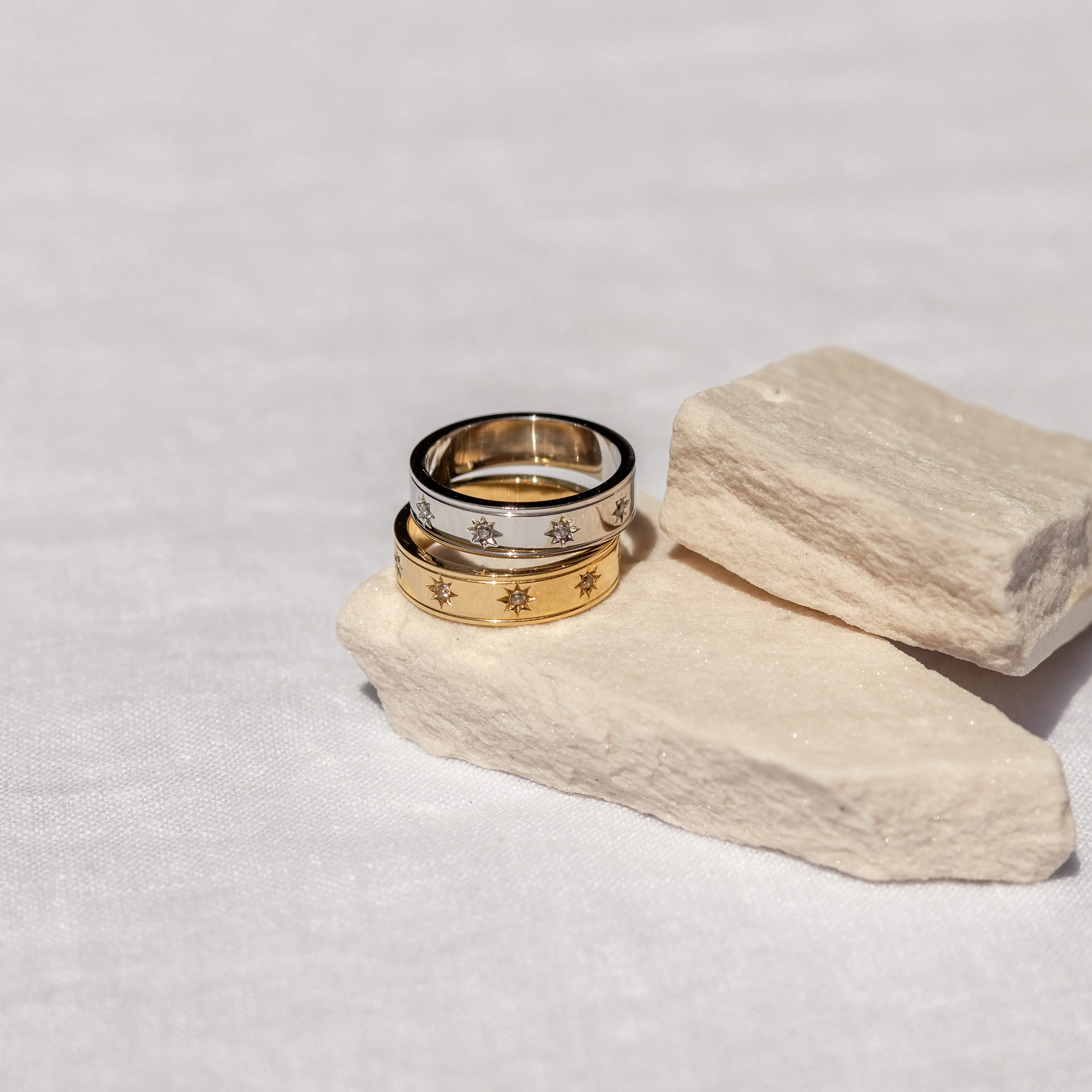 Star Crossed Ring Silver