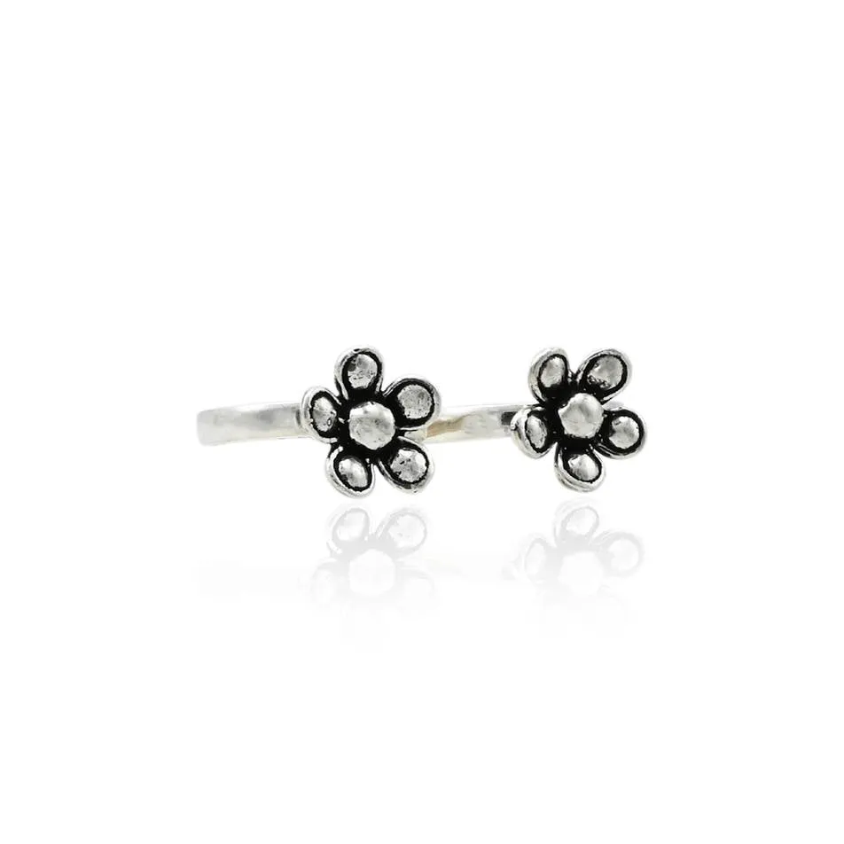 Sterling Silver "Grace of Lily" Toe Rings