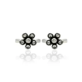 Sterling Silver "Grace of Lily" Toe Rings