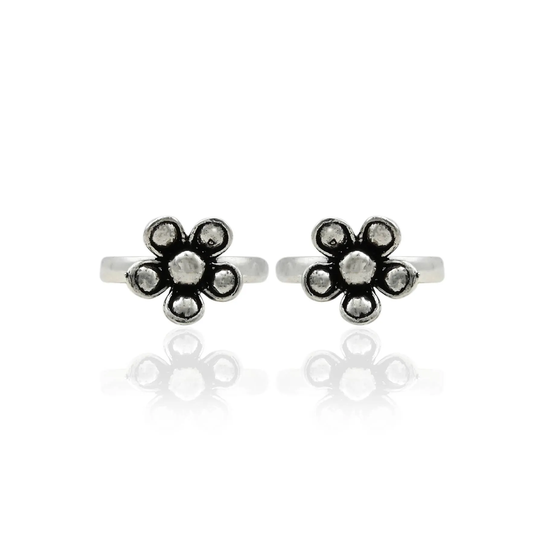 Sterling Silver "Grace of Lily" Toe Rings