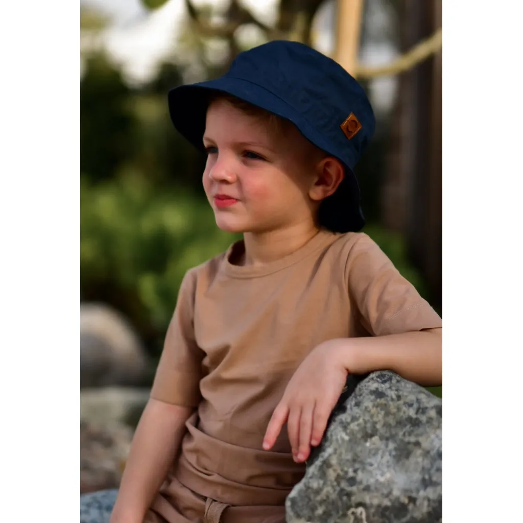Sun Bucket Hat (Solid) - Blue Nights
