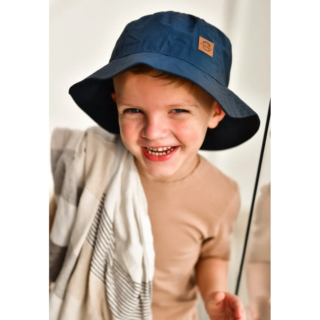Sun Bucket Hat (Solid) - Blue Nights