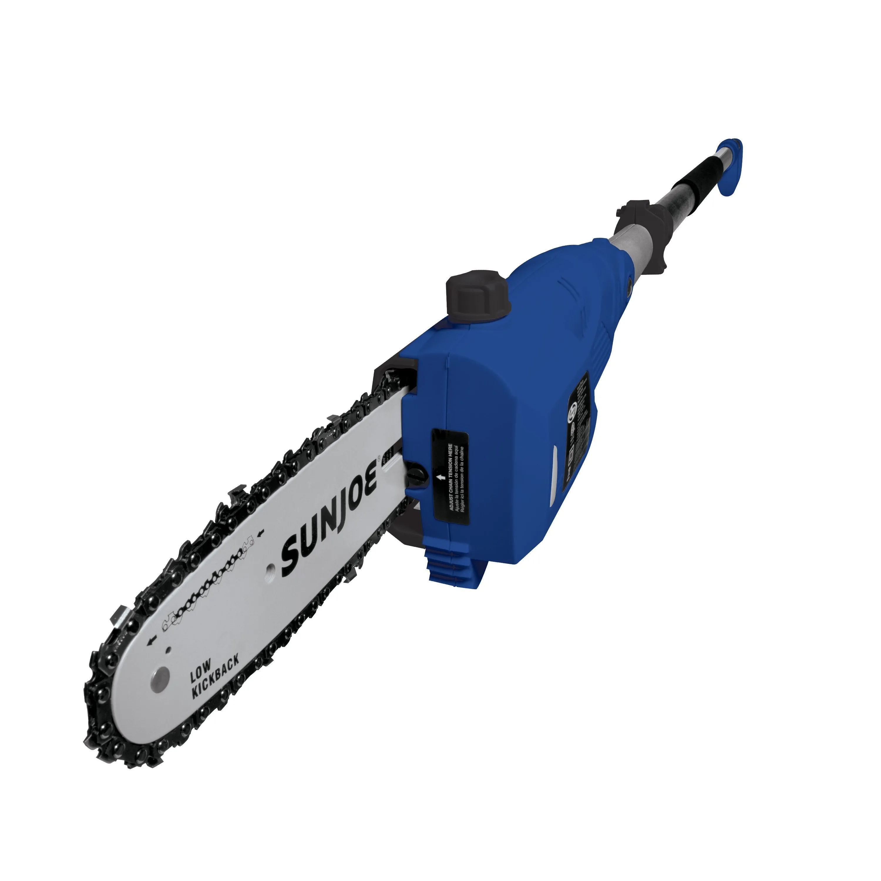 Sun Joe SWJ802E-SJB Electric Multi-Angle Pole Chain Saw | 8 inch | 6.5 Amp (Blue)
