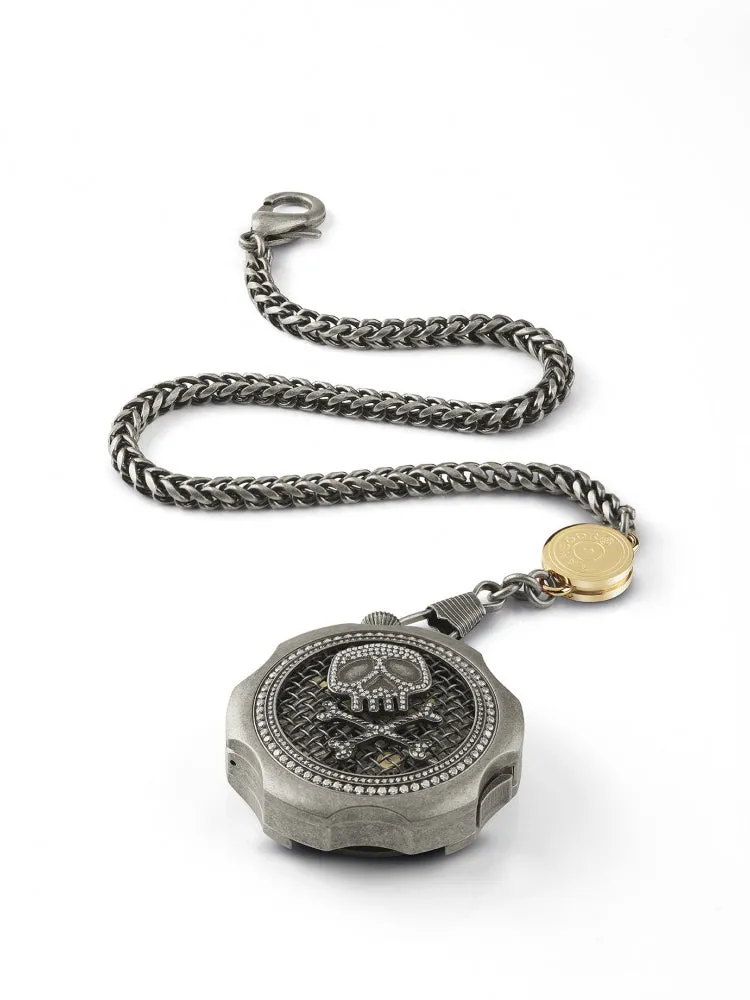 TAMBOORO Men’s watch - BULLET - DIRTY SILVER - TB-102-SL-SL-CP