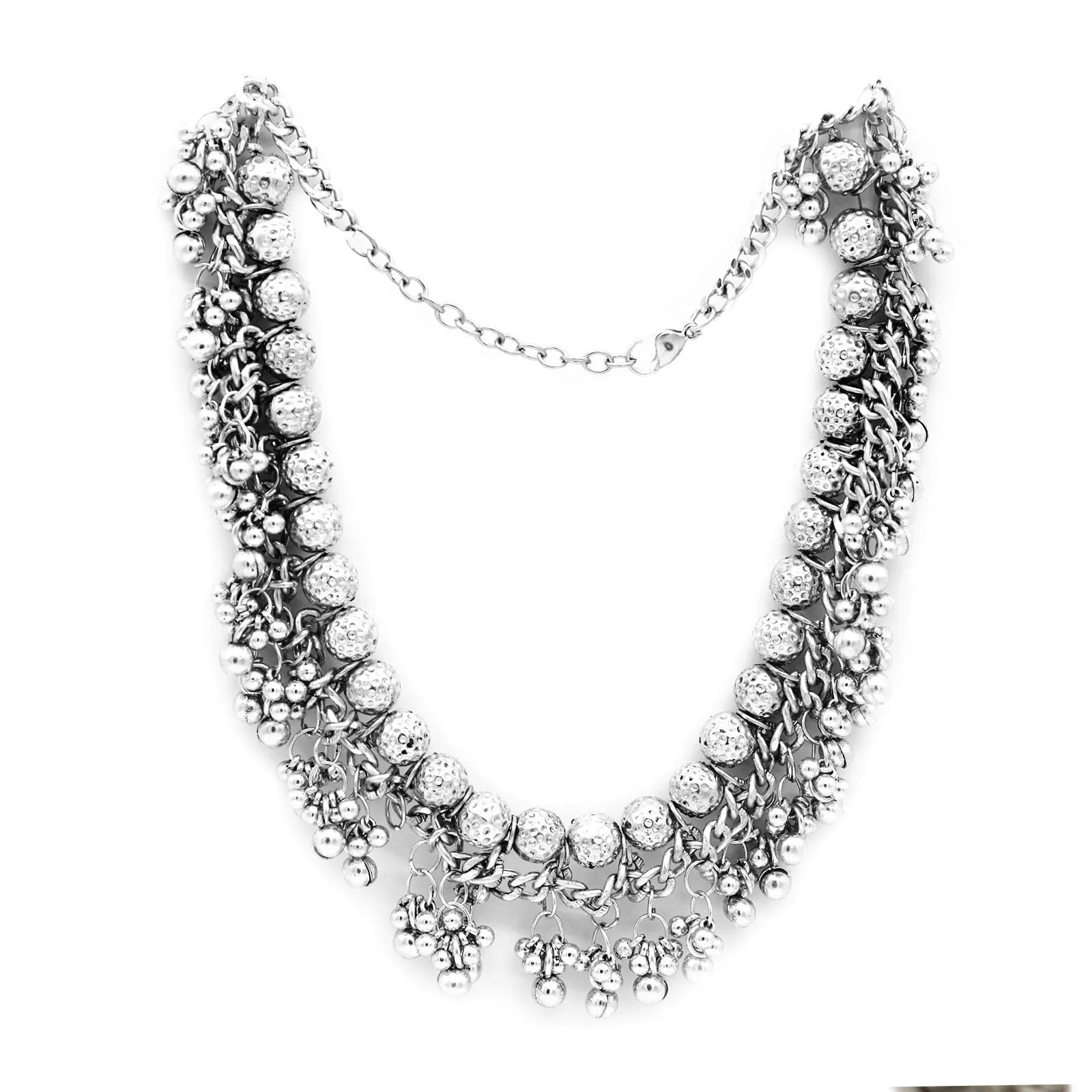 TEEJH Amisha Silver Oxidized Ghungroo Jewelry Gift Set