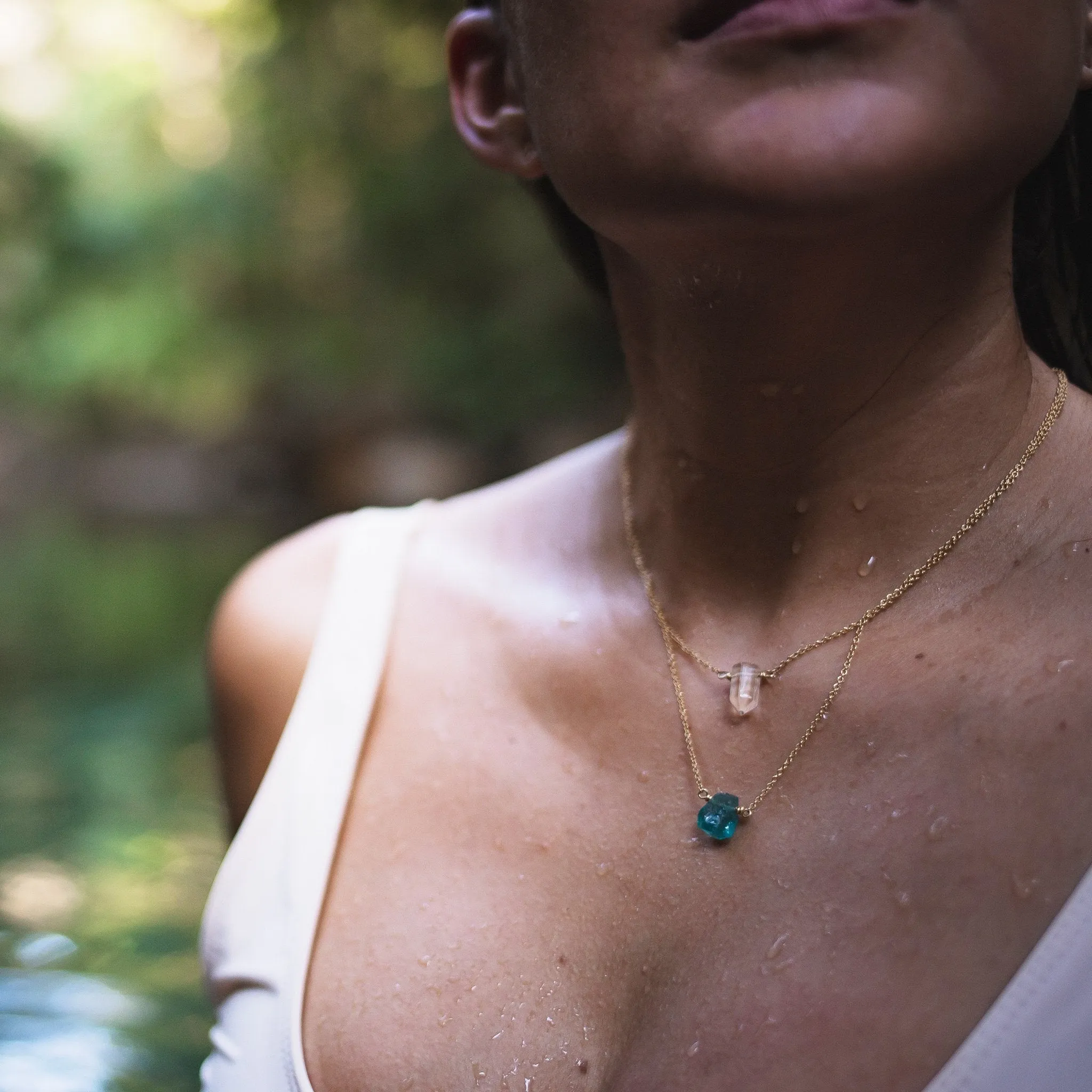 Teeny Tiny Master Healer Necklace | Gold