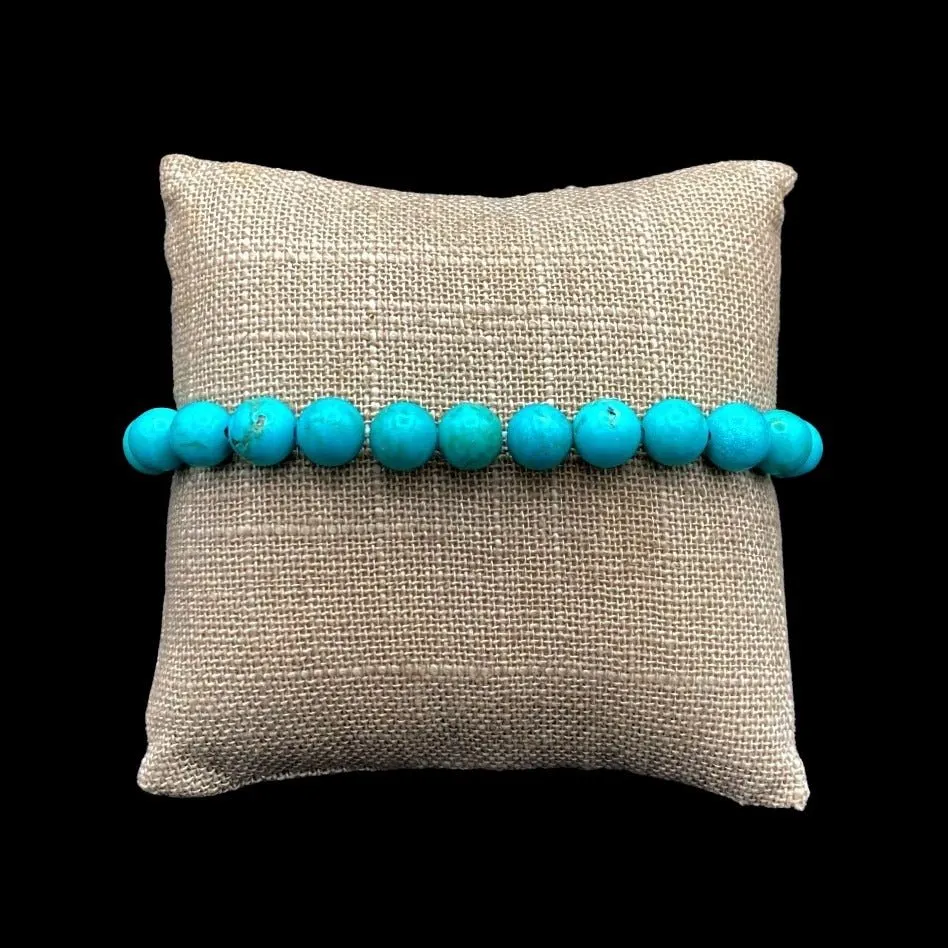 The Power of Color: How Wearing a Dyed Turquoise Howlite Bead Bracelet Can Boost Your Mood